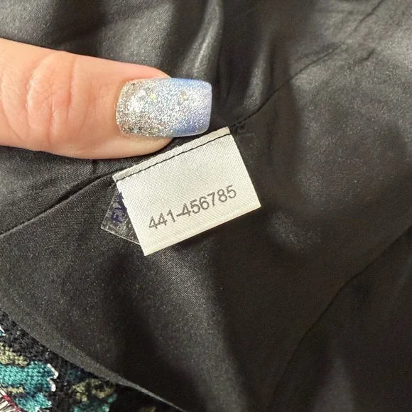 LOFT Women’s Black‎ Fringe Embroidered Floral Jacket Size 6 - Picture 4 of 7